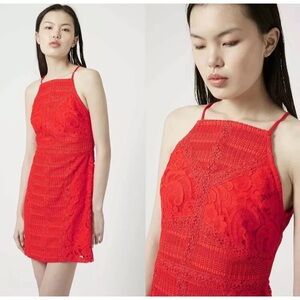 Topshop Lace Mini Dress
